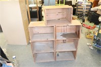 Lot of 7 Wooden Fruit Crates