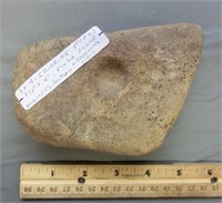 Native American grinding stone from Ohio