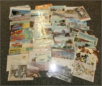 D- lot of vintage postcards