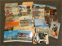F- vintage postcards includes folder sets, etc.