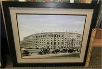 Yankees Stadium print D. V. Lasak apx. 18" x 22"
