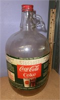 Vintage Coca-Cola glass syrup jug w/label