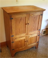 Clore Custom Oak Cabinet