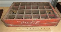24 bottle Coca-Cola wood case