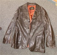 vintage Danaya Israel leather jacket size 52