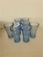 (8) BLUE GLASSES