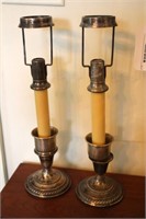 2 Sterling Candle Stick Holders