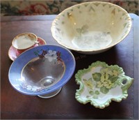 Decorative Bowls & 1 Cup/Saucer