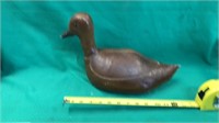 Antique leather duck