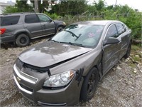 2012 CHEVROLET MALIBU NO RUN REBUILT TITLE