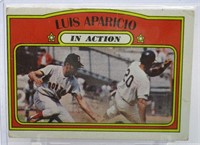 1972 Topps Luis Aparicio Baseball Card