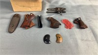 Assorted gun parts