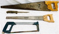 Lot of Various Hand Saws