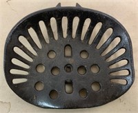 Cast Iron Implement Seat,X144