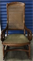 ROCKING CHAIR WOVEN BACK
