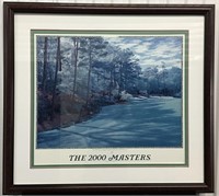 FRAMED PRINT OF 2000 MASTERS TOURNAMENT