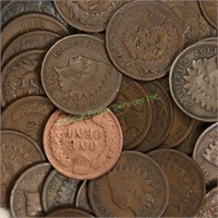 (10) Random Date and Grade Indian Head Cents