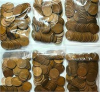 Bag of 100 pcs. Random Date Wheat Cents