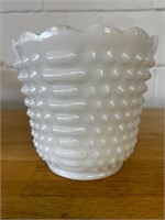 Fire King Jardinière Milk Glass Vase