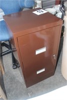 Brown (2) Drawer File Cabinet (U230)