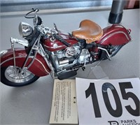Approximately 10" Long Indian Motorcycle, Several
