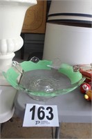 Green & Clear Fruit Bowl (U232B)