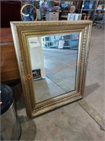 Golden Filigree Mirror