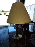 Lamp with Bronze and marble base