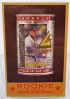 1997 Pinnacle Inside Baseball Dealer Promo Card