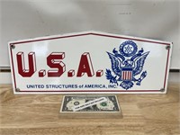 Vintage porcelain United Structures of America