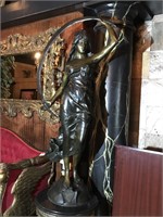 Auguste Moreau, Bronze Statue of Le Char D