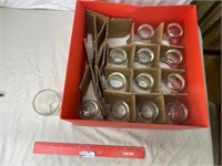 Lot of 13 Coke Glasses