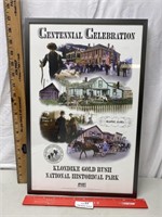 17x11” Framed Centennial Celebration Poster