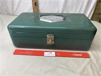 Green Metal Victor Tackle Box