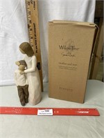 Willow Tree Mother and Son Statue w Box