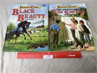 Illustrated Classics Books Black Beauty Tom Sawyer