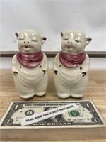 Vintage Shawnee pottery Pig salt and pepper