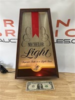 Vintage Michelob Light Beer lighted advertising