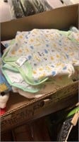 Box of kids clothes