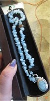 BLUE STONE NECKLACE