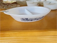 FIRE KING DIVIDED BOWL