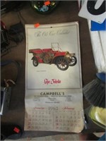 1962 CAMBELL'S ADVT CALENDAR