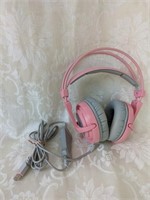 Sades Pink Gaming Headset