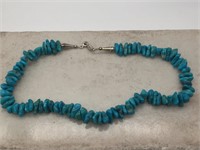 Chunky Turquoise Nugget Necklace