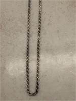 Fine Italian Sterling Silver 21" Chain Necklace