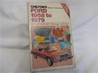 Chilton's Manual Repair/Tune Up 1968-'79 Ford