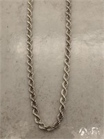 Fine Italian Sterling Silver 24" Necklace
