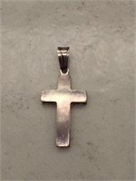 Sterling Silver Double-Sided Cross Pendant