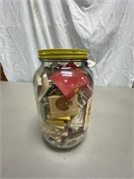 Glass Jar w/Match Collection
