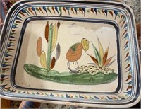 Mexico Pottery Square Plate